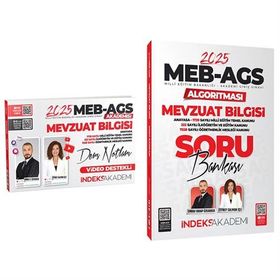 İndeks Akademi 2025 MEB-AGS Akademisi Mevzuat Bilgisi Ders Notları+Soru Bankası 2'li Set Zeynep Salman İçli Emrah Vahap Özkaraca