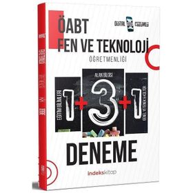İndeks Kitap - ÖABT Fen ve Teknoloji Öğretmenliği Dijital Çözümlü 5 Deneme