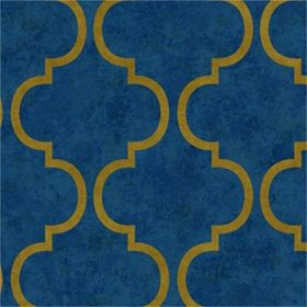 Indigo 4703-6 Damask Desenli Duvar Kağıdı