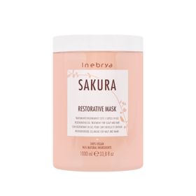Inebrya Sakura Restorative Mask 1000 ml Yenileyici Jel Bakım Maskesi
