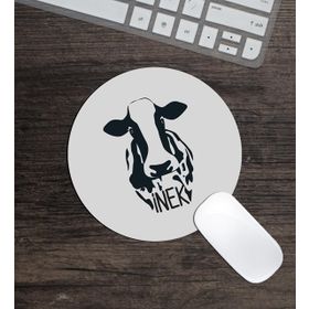 İnek Yuvarlak Mouse Pad