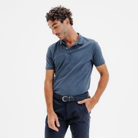 Inesis Koyu Mavi - MW500 Erkek Kısa Kollu Golf Polo Tişörtü