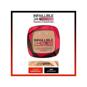 Infaillible 24H Fresh Wear 220 Sand 30 ml Uzun Süre Kalıcı Fondöten