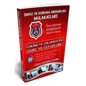 İnfaz ve Koruma Memurluğu Mülakatları Çıkmış Soru ve Cevapları - KR Akademi Yayınları