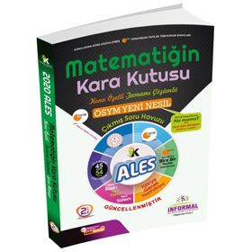 İnformal Yayınları 2020 Ales Matematiğin Kara Kutusu 2.Cilt Tamamı Çözümlü Konu Özetli Soru Bankası