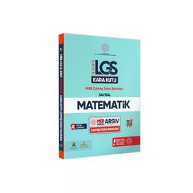 İnformal Yayınları 2021 8.Sınıf LGS Matematiğin Kara Kutusu Tamamı Çözümlü Çıkmış Soru Bankası
