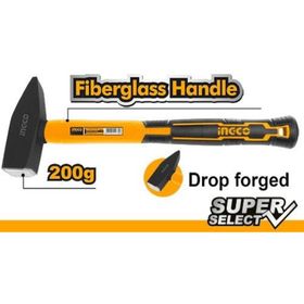 İngco Fiberglass Saplı Makinist 200 gr Çekiç