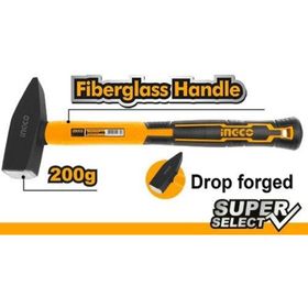 İngco Fiberglass Saplı Makinist 200 gr Çekiç