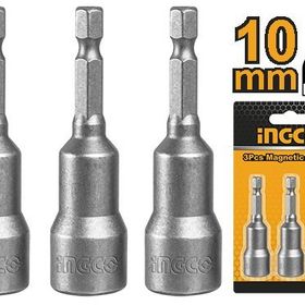 İngco ING-AMN1031 10 mm 3'lü Manyetik Somun Adaptörü Seti