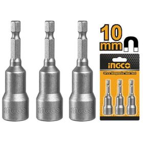 İngco ING-AMN1031 10 mm 3'lü Manyetik Somun Adaptörü Seti