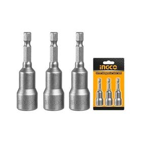 İngco ING-AMN1031 10 mm 3'lü Manyetik Somun Adaptörü Seti