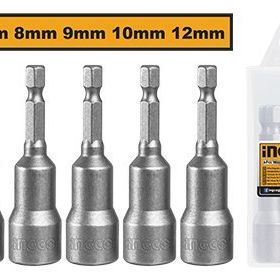 İngco ING-AMN65061 6-12 mm Endüstriyel 6'lı Manyetik Somun Adaptörü Seti