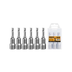 İngco ING-AMN65061 6-12 mm Endüstriyel 6'lı Manyetik Somun Adaptörü Seti