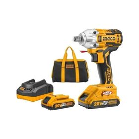 İngco ING-CIWLI2001 20V 2x2 Ah Li-ion 1/2 inç Kömürsüz Akülü Somun Sıkma Makinesi