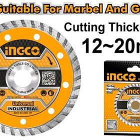 İngco ING-DMD031251 Endüstriyel Turbo Elmas 125x22.2 mm Disk