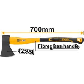 İngco ING-HAX02012508 1250 gr Fiber Glass Saplı Balta