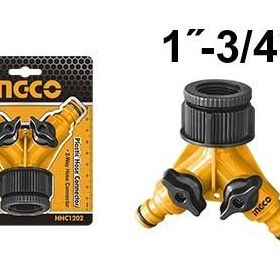 İngco ING-HHC1202 2'li Plastik 1 inç 3/4 inç Hortum Konnektörü