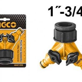 İngco ING-HHC1202 2'li Plastik 1 inç 3/4 inç Hortum Konnektörü