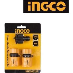 İngco ING-HHCS03122 3'lü 1/2 inç Hortum Konnektör Seti