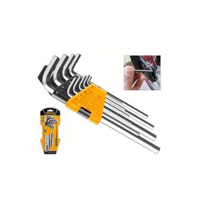 İngco ING-HHK11091 1.5-10 mm Endüstriyel 9'lu Uzun Alyan Anahtar Seti