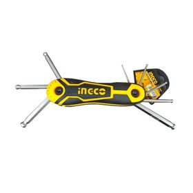 İngco ING-HHK14082 2-8 mm 6'lı Çakı Tipi Top Başlı Alyan Anahtar Seti