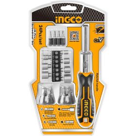 İngco ING-HKSDB0248 24 Parçalı Tornavida Seti