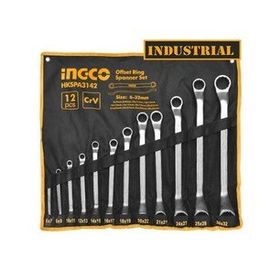 İngco ING-HKSPA3142 6-32 mm Endüstriyel 12'li Yıldız İki Ağız Anahtar Seti