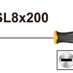 İngco ING-HS688200 Endüstriyel Mıknatıslı Düz 8 mm Tornavida