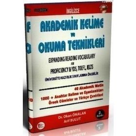 İNGILIZCE AKADEMIK KELIME VE OKUMA TEKNIKLERI - DINLEME CD`LI - OKAN ÖNALAN;ARIF BULUT