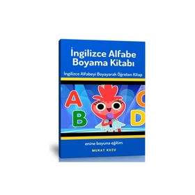 İngilizce Alfabe Boyama Kitabı Enine Boyuna Eğitim