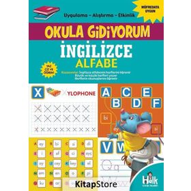 İngilizce Alfabe-Okula Gidiyorum-Kolektif
