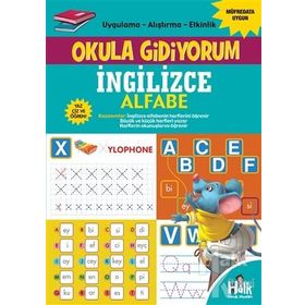 İngilizce Alfabe-Okula Gidiyorum-Kolektif