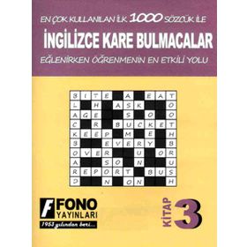 İNGİLİZCE BULMACALAR 3. KITAP - ŞULE MERİÇ