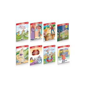 İngilizce Çocuk Hikaye Kitabı Seti Level 1 - 8 Kitap Audio - MK Publications