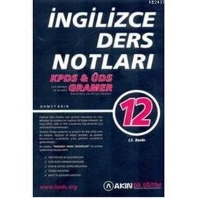 İNGİLİZCE DERS NOTLARI KPDS & ÜDS GRAMER - AHMET AKIN