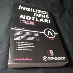 İNGİLİZCE DERS NOTLARI KPDS & ÜDS GRAMER - AHMET AKIN