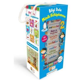 İngilizce Destekli Bilgi Dolu Minik Kütüphanem 9 Kitap - Mavi Kutu - kollektif