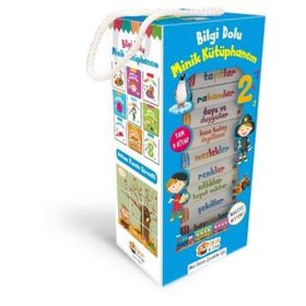 İngilizce Destekli Bilgi Dolu Minik Kütüphanem 9 Kitap - Mavi Kutu - kollektif