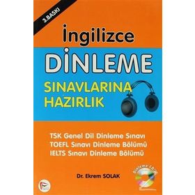 İNGILIZCE DINLEME SINAVLARINA HAZIRLIK CD'LI - EKREM SOLAK