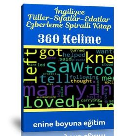 İngilizce Fiiller-Sıfatlar-Edatlar Ezberleme Kitabı Enine Boyuna Eğitim