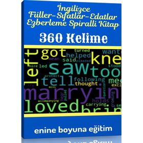 İngilizce Fiiller-Sıfatlar-Edatlar Ezberleme Kitabı Enine Boyuna Eğitim