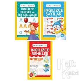 İngilizce Harfler Sayılar ve Renkler Seti-3 Kitap Takım-Kolektif