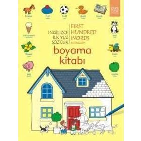 İNGILIZCE İLK YÜZ SÖZCÜK BOYAMA KITABI FIRST HUNDRED WORDS İN ENGLISH COLORING BOOK - HEATHER AMERY