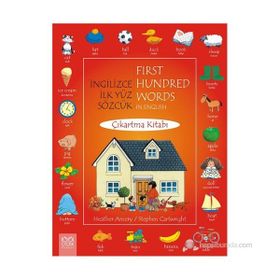 İngilizce İlk Yüz Sözcük Çıkartma Kitabı First Hundred Words in English - Heather Amery - Stephen Cartwright