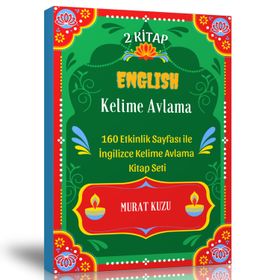 İngilizce Kelime Avlama Kitap Seti 2 Spiralli Kitap Enine Boyuna Eğitim