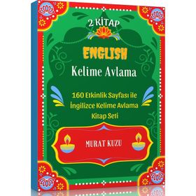 İngilizce Kelime Avlama Kitap Seti 2 Spiralli Kitap Enine Boyuna Eğitim