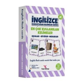 İngilizce Kelime Kartları - Eşyalar Giysiler Meslekler - Yeti