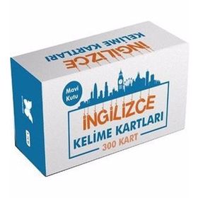 İngilizce Kelime Kartları Mavi Kutu - kollektif