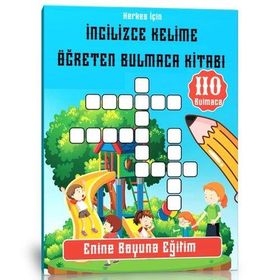 İngilizce Kelime Öğreten Bulmaca Kitabı Enine Boyuna Eğitim