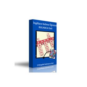 İngilizce Kelime Öğreten Bulmaca Kitap Seti 2 Kitap Enine Boyuna Eğitim